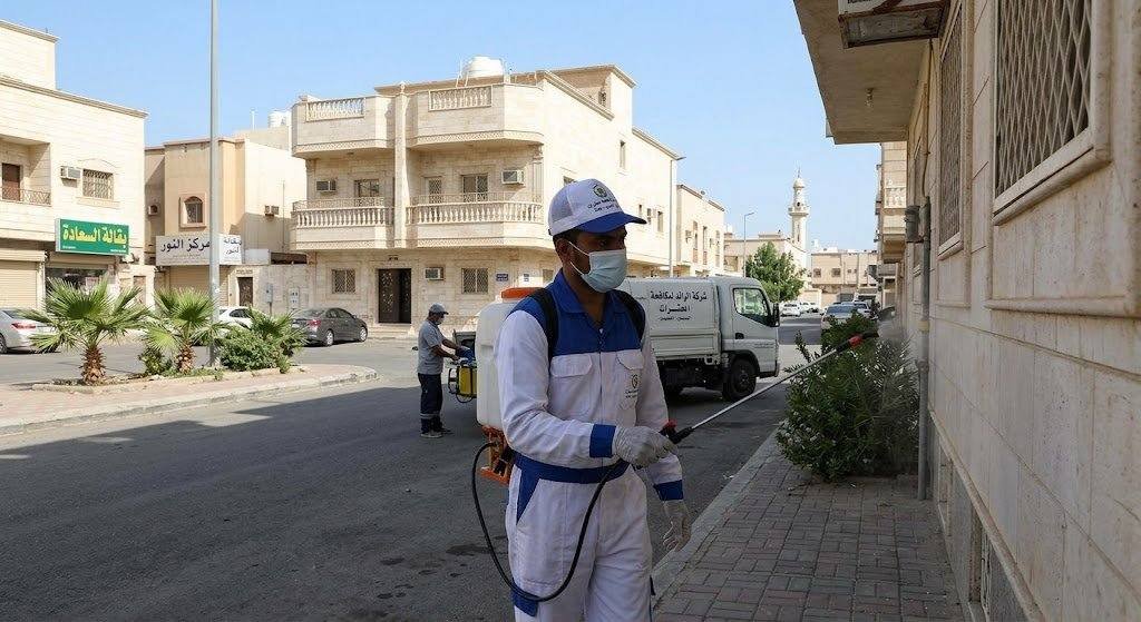 مكافحة حشرات بحي النسيم في جدة بأحدث التقنيات