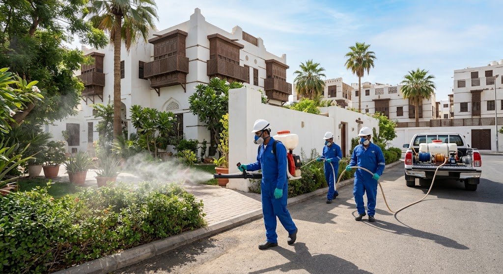 مكافحة حشرات حي الجامعة بجدة لتقديم أفضل خدمات إبادة ومكافحة الآفات باحترافية وجودة عالية