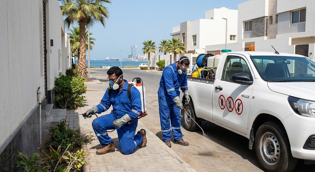 مكافحة حشرات حي السليمانية بجدة لتقديم أفضل خدمات إبادة الآفات باحترافية